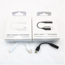 USB-C-ից մինչև 3,5 մմ AUX ականջակալների խցիկի ադապտեր