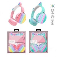 Cat Ear CXT-950 Bluetooth-ով համատեղելի ականջակալներ Bubble, Նվերներ ընկերների և երեխաների համար