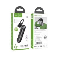 Hoco E63 անլար Bluetooth ականջակալ, BT5.0, 70 mAh, խոսափող, սև