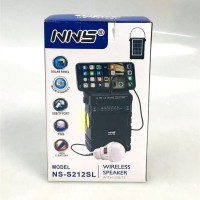 NNS S212SL արևային վերալիցքավորվող ռադիո Bluetooth USB SD TF Mp3  լիցքավորիչ լամպերով