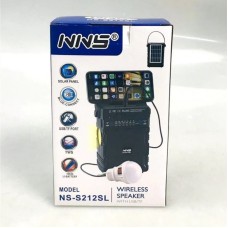 NNS S212SL արևային վերալիցքավորվող ռադիո Bluetooth USB SD TF Mp3  լիցքավորիչ լամպերով