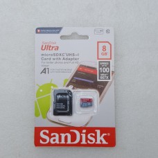  Sandisk  8GB Class 10 Հիշողության քարտ Ultra microSDHC UHS-I + ADP