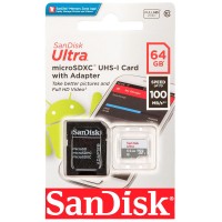 SanDick 64GB Հիշողության քարտ with adapter