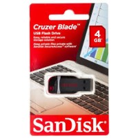 SanDisk 4GB USB ֆլեշ կրիչ  Cruzer Blade Սև