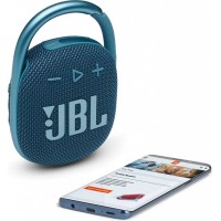 JBL Clip-4 Շարժական Բարձրախոս Clip 4 5W, USB SD FM Bluetooth, կապույտ