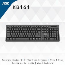 AOC KB161 Ստեղնաշար USB լարային տան և բիզնեսի գրասենյակային համակարգչային օգտագործման USB Wired Keyboard