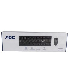 AOC KM160 լարային ստեղնաշար և մկնիկ USB միացմամբ combo