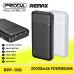 Remax RPP-166 Արտաքին մարտկոց լիցքավորիչ PowerBank 20000mAh