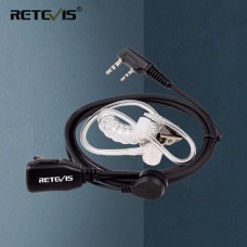 Ռացիայի Ականջակալ խոսափողով Retevis 2 Pin Acoustic Tube Headset Walkie Talkies Earpiece