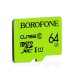 Borofone Micro SDXC 64Gb Class 10 Հիշողության քարտ