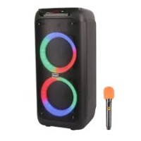 Brodu BTS-2173 Bluetooth կարաոկե բարձրախոս – 8 դյույմ RGB լույսերով և միկրոֆոնի աջակցությամբ