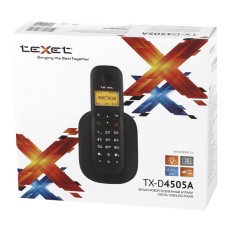  teXet TX-D4505A Ռադիոհեռախոս, անլար։ սև