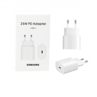 SAMSUNG 25W օրիգինալ, USB-C Super Fast Charging լիցքավորիչ, Սպիտակ