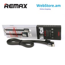 Օրիգինալ Մալուխ Remax Metal Platinum RC-044 Արագ լիցքավորում տվյալների փոխանցում աջակցություն QC3.0 Data Cable
