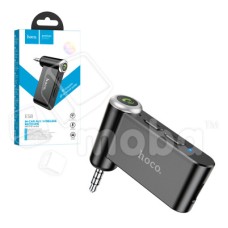 Մեքենայի համար նախատեսված AUX ադապտեր Hoco E58 (Bluetooth) սև